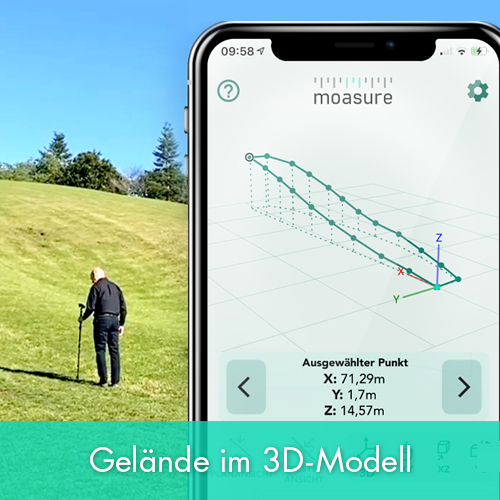 Gelände im 3D-Modell erfassen